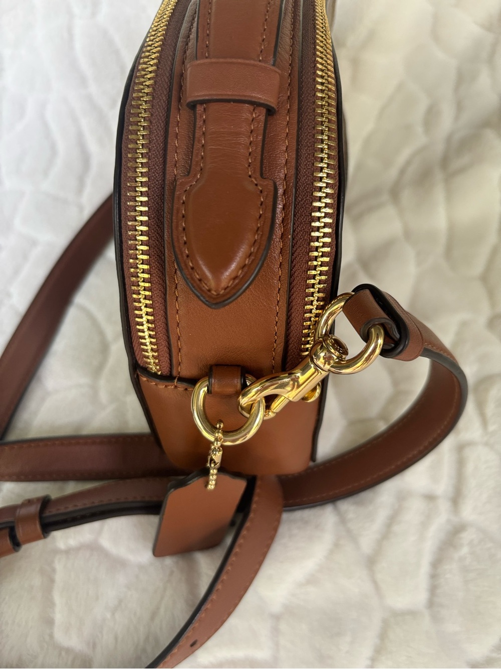Coach Serena Satchel In Signature Canvas with Stripes - Picture 4 of 15